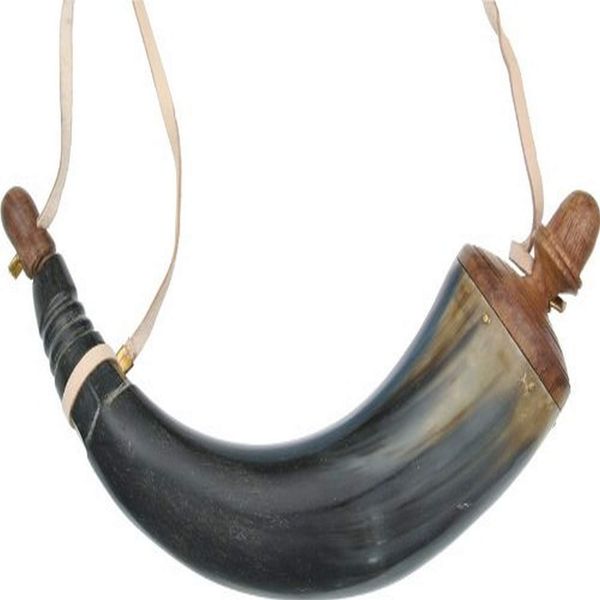 SZCO Supplies 230956 Powder Horn, Black