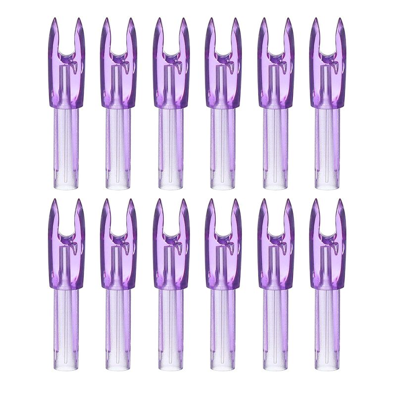 PATIKIL 12 Inserti Per Frecce (nock) Diametro 4.2 Mm, Multicolore, Per Arco Composto E Ricurvo - 2