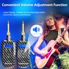 Wireless Guitar System Transmitter Receiver for Electric Guitars - Carbon Fiber