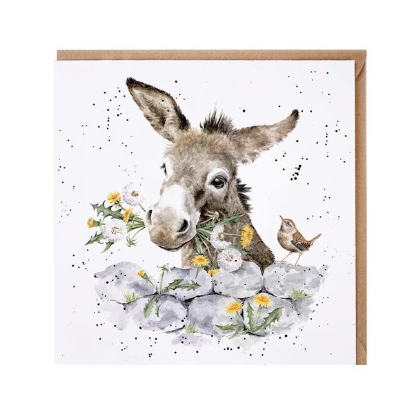 Wrendale Designs - Fine and Dandy' Donkey Card