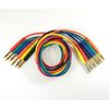 6 Pack New Pro Slim Plug GOLD 36" Stereo 1/4" TRS Patch Cables Leads 3 Foot