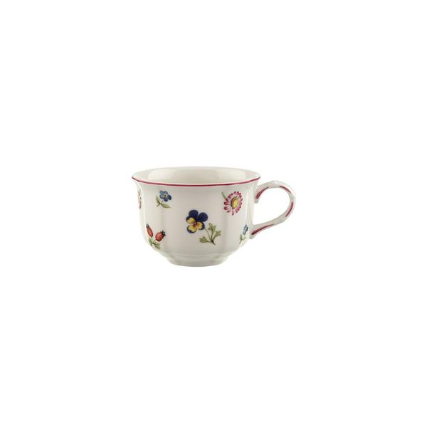 Villeroy & Boch Petite Fleur Tea Cup, 200 ml, Height: 6 cm, Premium Porcelain, Multicolour, White, 1 Count (Pack of 1)