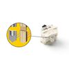 Gateron G Pro 3.0 Black Switch Set (Black/Clear, 110 Pieces)