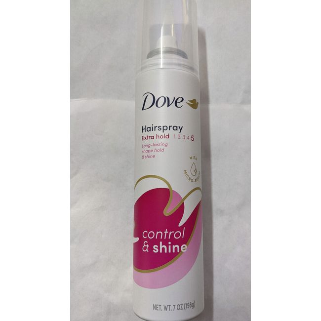 3 PACK Dove EXTRA HOLD HAIRSPRAY Long-Lasting Control Shine 7 oz