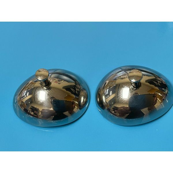 Stainless Steel Corneal Eye Shields - One Pair - Reusable