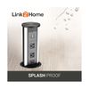 Link2Home Automatic Pop Up with 10W Induction Wireless Charger, 2 Power Outle...