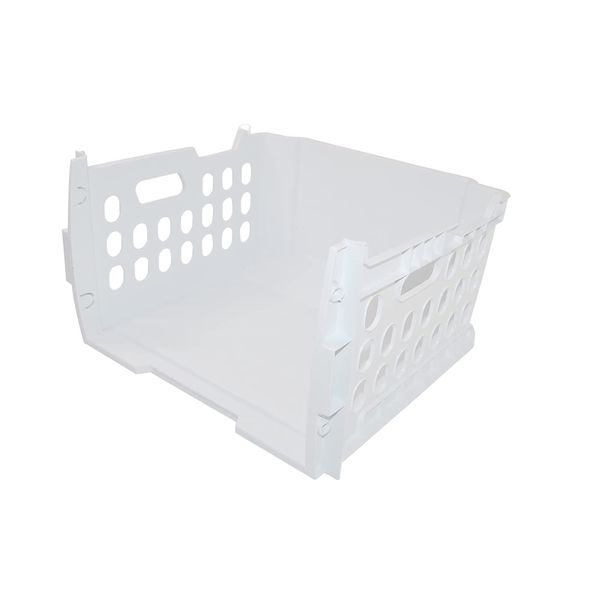 sparefixd for Flavel Tall Freezer Top Drawer Basket White Plastic