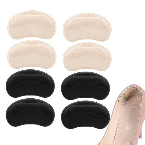 4 Pair Heel Grips Shoes Pads Heel Cushion Pads Pads Shoe Inserts for Women and Men Heel Protectors Heel Cushion Pads high Heel Cushion Pads Heel Grips Pads Heel Protectors for Shoes Improve Shoe Fit