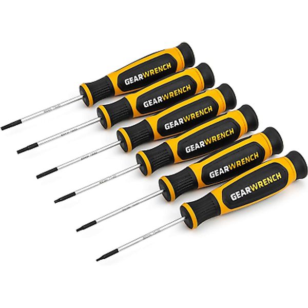 6 Pc. Torx Mini Dual Material Screwdriver Set - 80056H