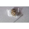 1 PAIR DOUBLE ACTING SPRING HINGES 4" SPRAYED BRASS SALOON DOOR DASH
