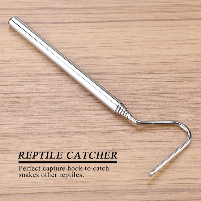 Snake Hook, Snake Catcher, and Durable Lightweight and Portable Snake Tong, Reptile for Snake