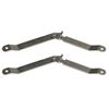 TCH Hardware 2 Pack Steel Folding Lid Stay Support - 7" Long Hinge