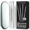 Blackhead, Whitehead Remover Kit, Comedone Extractor Tool Skin Treatment 4 Piece