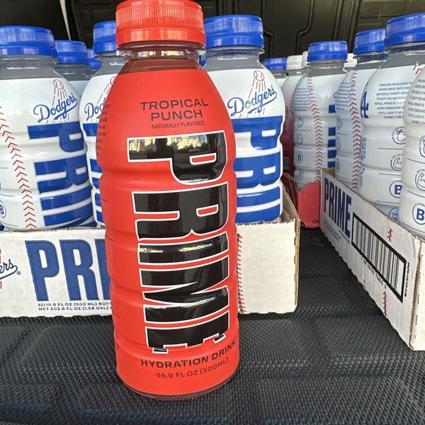 🔥Prime Hydration Drink tropical Punch One Bottle 9/24 Exp 🚀