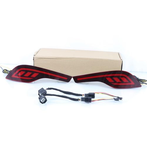 ECAHAYAKU LED Rear Bumper Tail Lights for Honda CRV 2017-2019 - Driving, Brake, Sequential Turn Signal, Reflector Bumper Lights