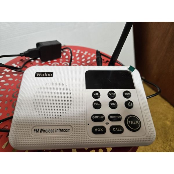 Wuloo Fm Wireless Intercom System 22 Channel 1 Mile Range