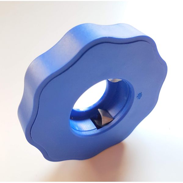 GLZ-Innovation GmbH EasyDrehFix Flaschenöffner Aufschraubhilfe Öffnungshilfe Senioren(Blau)