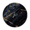 White Initial Letter J Heart Minimalist Black PopSockets Standard PopGrip