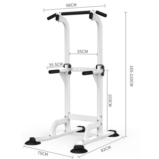 Home Chining-Dipping Chin-Up Pull-Up Dips Home Training Chin-Up, Black