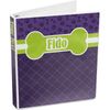 Personalized Pawprints & Bones 3-Ring Binder - 1 inch