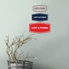 Signs ByLITA Fancy Lost & Found Sign (Red) - Medium