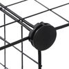 2PCS Wire Cube Storage 12-Cube Storage Organizer Wire Shelving Modular Bookshelf