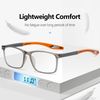 Fsread 3 Pack Reading Glasses for Men Sporty Style Blue Light Blocking Square Frames Lightweight Comfortable Readers +1.75