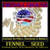 FENNEL SEED With Absolutely No Additives High Potency 100 Vegetarian Capsules
