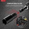 ColumPRO 1/2'' Impact Drive Socket Sets, 17mm 6-Point Impact Socket and 1/2'' Hex Shank Impact Adapter