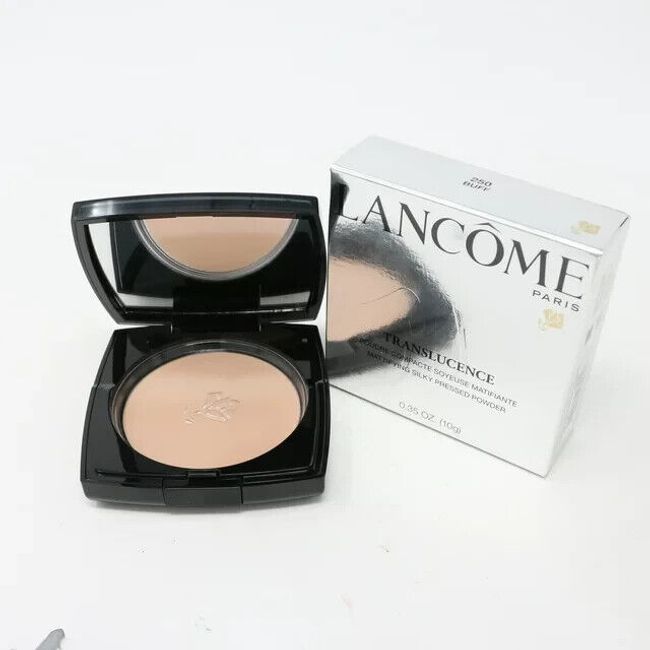 LANCOME TRANSLUCENCE MATTIFYING SILKY PRESSED POWDER - 250 BUFF - 0.35 OZ IN BOX