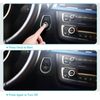 Engine Start Push Button, 12V Waterproof Car Ignition Starter Switch Button, 19mm(Black)