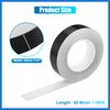 VekAuto 1.2" Width 164ft Length Decorative Strips Black for Car Motorcycle Auto Accessories