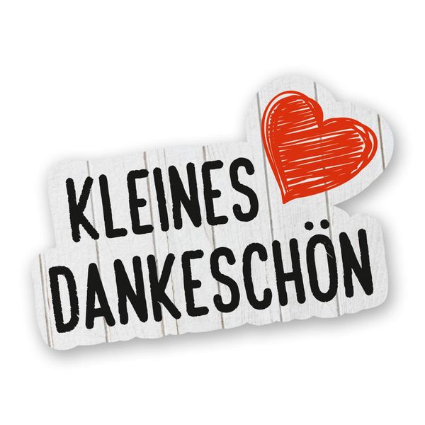 itenga Sticker 10 x kleines Dankeschön Aufkleber Etikett Danke zum Basteln Geschenk Wichtelgeschenk Advent Deko