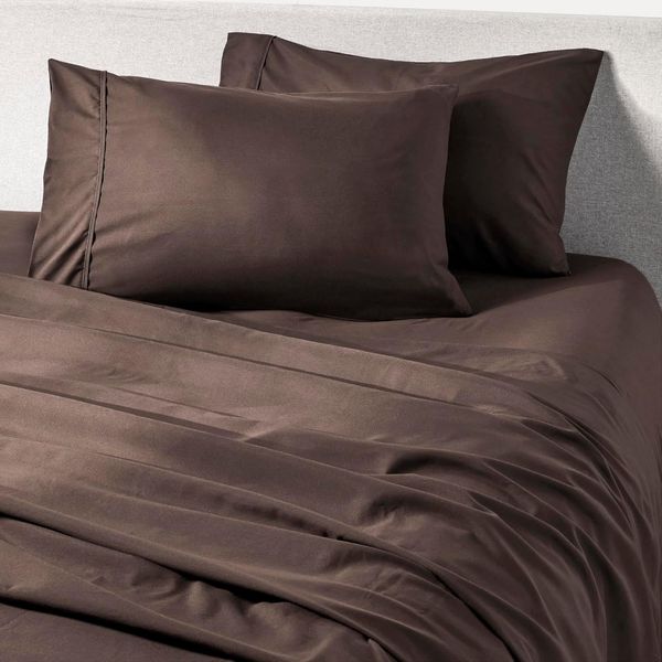 Chocolate Sheet Set - 1500Tc Level of Softness - Extra Soft Cooling Sheets for H