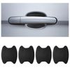 Generic 4pcs Car Door Handle Scratch Protector, Universal Fit, Carbon Fibre, Black