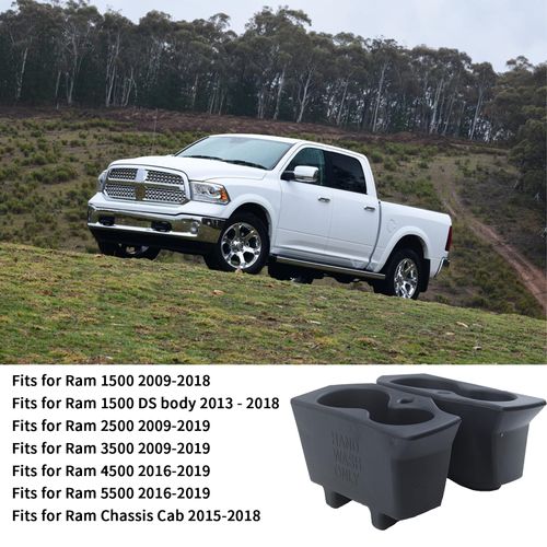 ‎MCMMLDM 2PCS Car Door Cup Holder Fits for Ram 1500, 1500 DS Body, 2500, 3500, 4500, 5500, Chassis Cab 2009-2019 Left & Right Side Foam Insert, Replace# 5NN24XXXAA 1LD23XXXAA