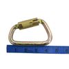 Yoke Technical Rescue Offset D Fall Arrest Carabiner Gold Medium Twist Lock