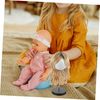 PACKOVE Bjd Wigs Stand Mannequin Head Wig Form Holder for Space-saving Height Angle Material