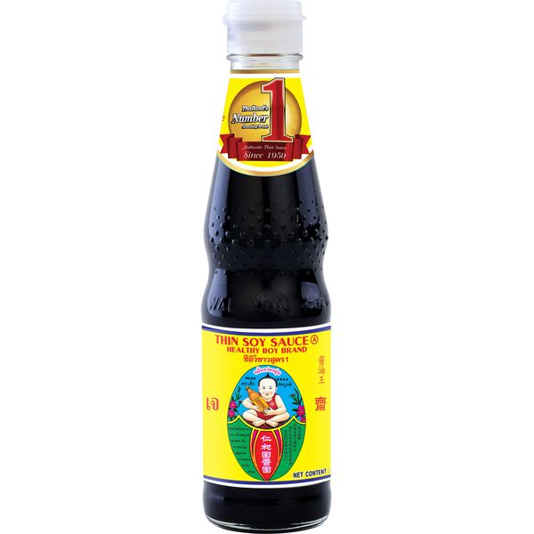 Healthy Boy Thin Soy Sauce, 10 Fl Oz, Product of Thailand, soy sauce, 10.0Fl Oz