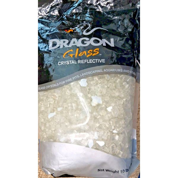 NEW Dragon Glass  Reflective For Aquariums/Fire Pits 10lbs