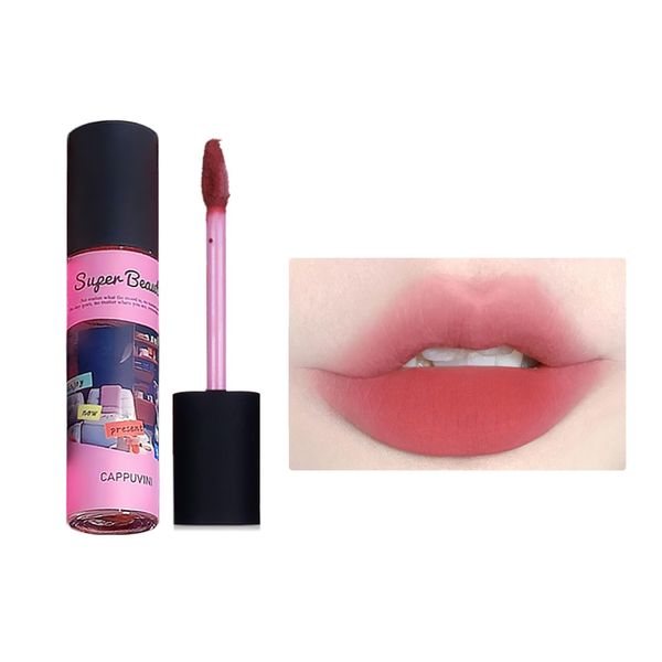 Lip Tint, Matte Lip, Moisturizing, High Color, Long Lasting, Lipstick, Matte, Lip Gloss, Does Not Stick to Mask, Popular, Red Lip, 9 Colors, Chinese Cosmetics