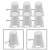 12pcs Clockwork Walking Movement, Wind-up Dancing Walking Robot Toy DIY Clockwork Toy Easter Clockwork Toy Clay Craft Accessory for Kids Child Easter