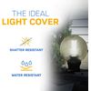 KastLite 12" Clear Prismatic Acrylic Lamp Post Globe with 5.25" Neckless Opening