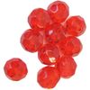 Predax Polished Glass Beads Diameter 8 mm Pack of 10 Red