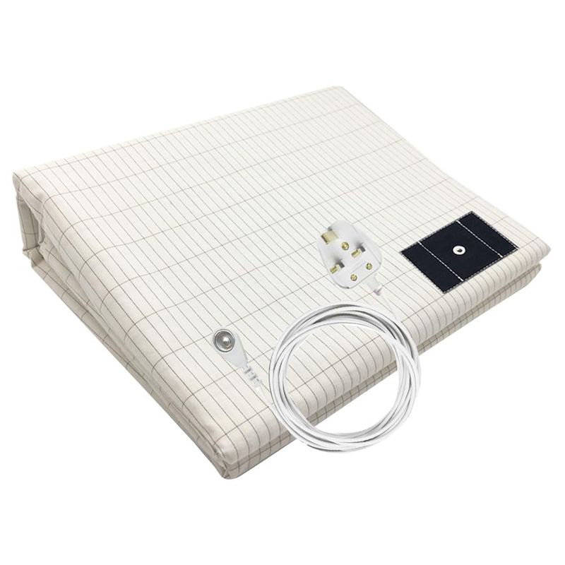 Grounding Sheet King Conductive Grounding Mat For Bed With 15ft Cord Improve Sleep