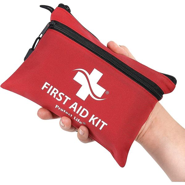 First Aid Kit - 100 Piece - Small First Aid Kit for Camping, Hiking, Backpacking