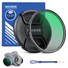 NEEWER 77mm CPL Filter, Circular Polarizing Filter with Lens Cap, Ultra Thin Multi-Layer Resistant Nano Coated Lens Filter for HD Optical Glass, Camera Lenses, Decrease Reflections & Reduce Glare