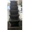 MAXHOUSE 6-SHELF HANGING CLOSET Organizer,In Gray  NEW