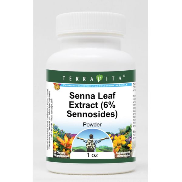 Senna Leaf Extract (6% Sennosides) Powder (1 oz, ZIN: 514314)