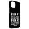 Funny Sales Engineer Rule No 1 Sarcastic Saying Case for iPhone 15